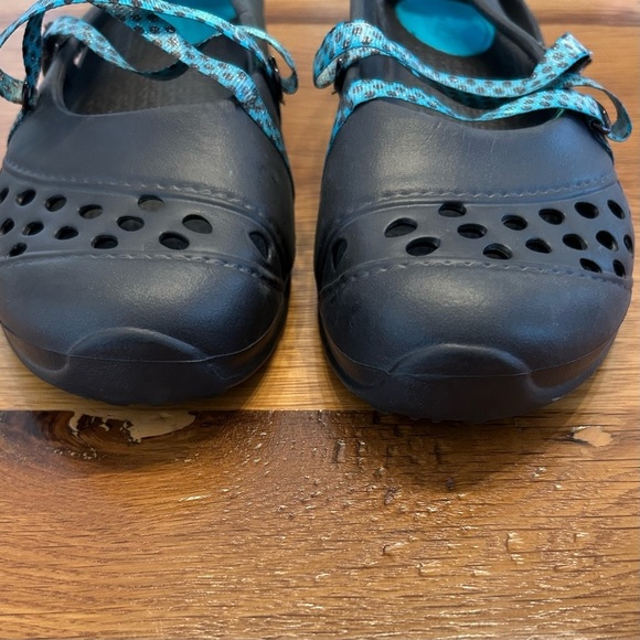 Capelli New York Rubberized Ballet Flats Polka Dot Straps Women’s Shoes Sz 8 - Picture 2 of 7